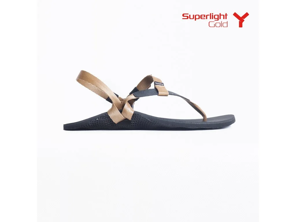 Босоногие сандалии Bosky Superlight Gold, фото 3