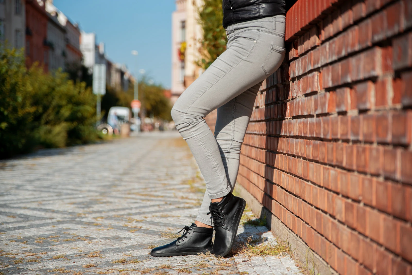 Ботинки Ahinsa Sundara Ankle xWide Barefoot — чёрный, фото 8