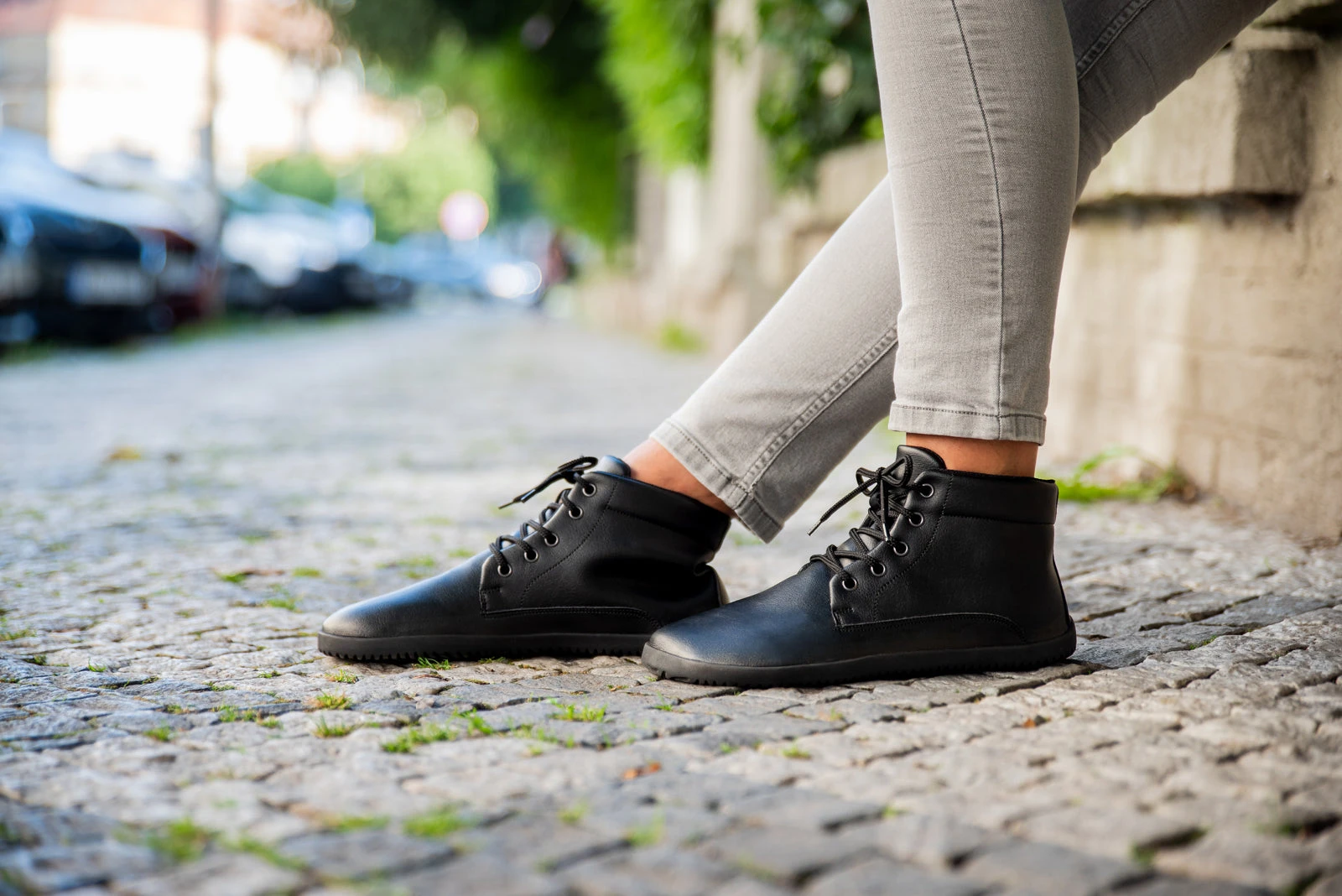 Ботинки Ahinsa Sundara Ankle xWide Barefoot — чёрный, фото 8
