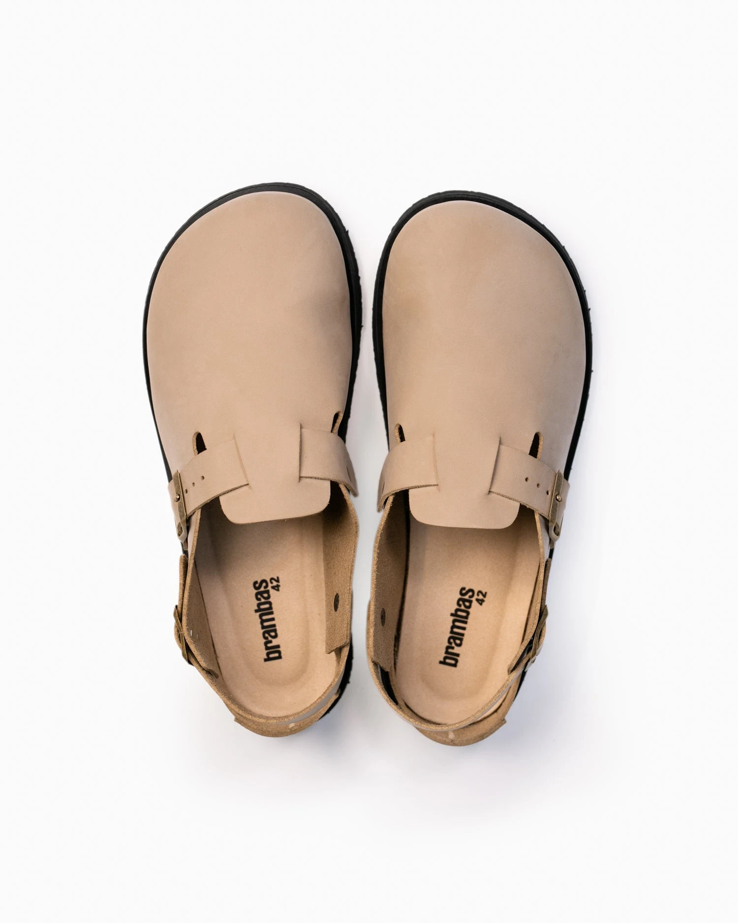 Босоногие сабо Brambas Koben — маккиато, фото 5