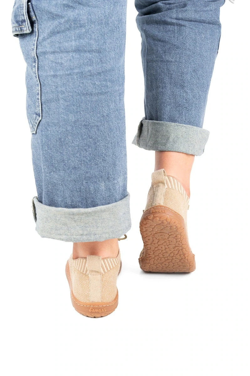 Босоногие кроссовки Sambas the bambas Essence Sira — песочные, фото 12
