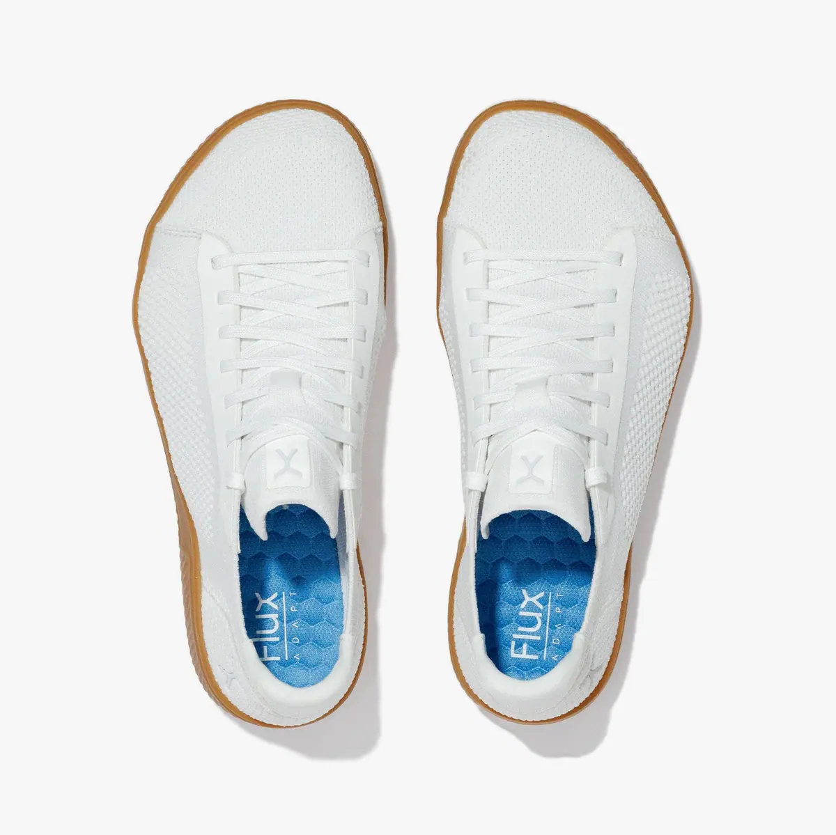 Босоногие кроссовки Flux Adapt Knit Trainer — белый и бежевый, фото 4