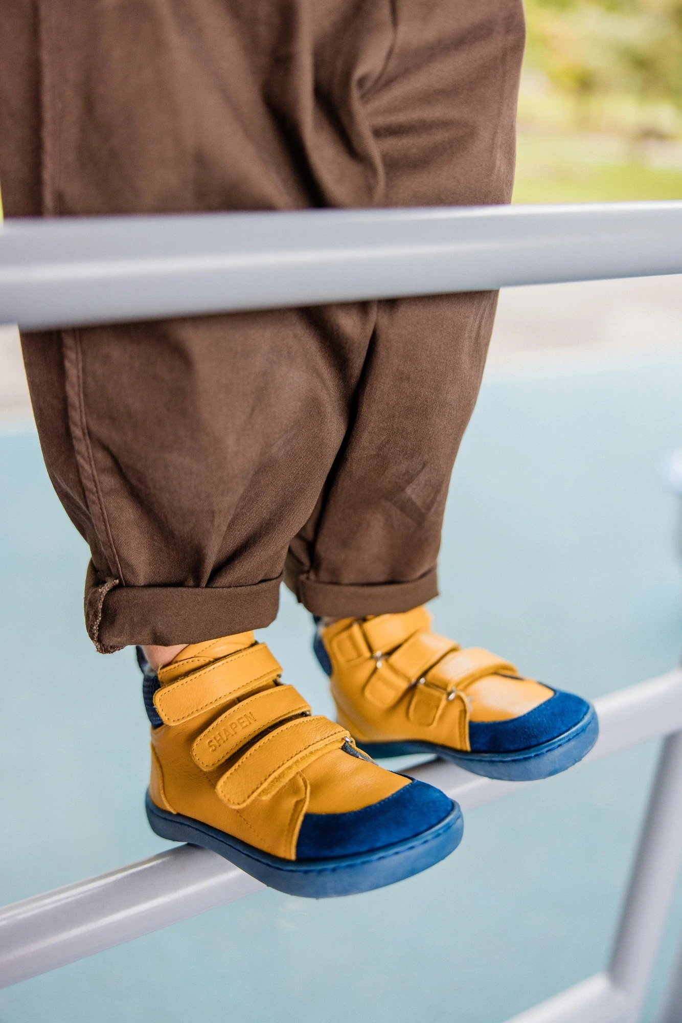 Босоногие ботинки Shapen URBANEER Mini — жёлтый, фото 8