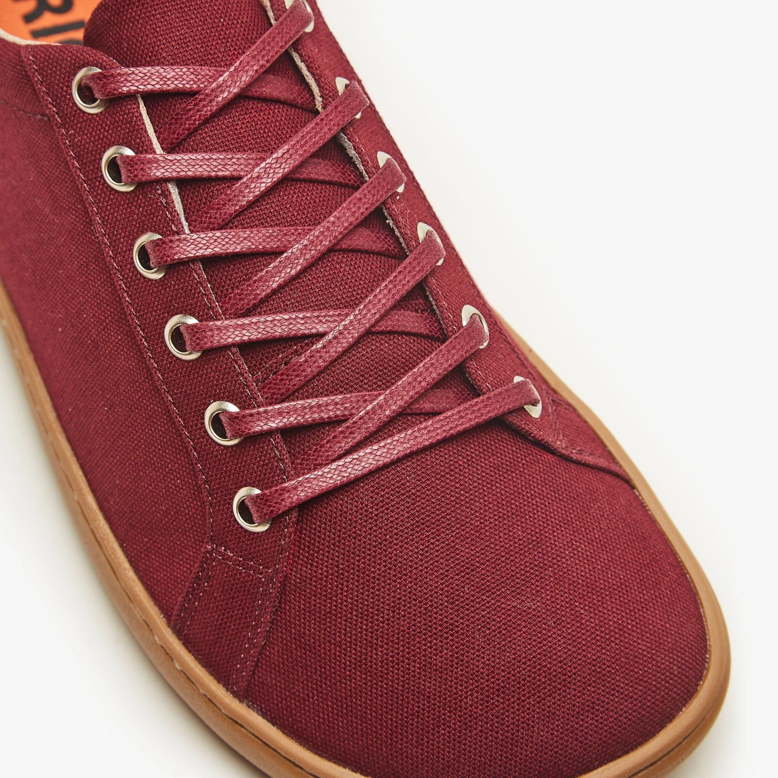 Босоногие кеды Origo Everyday Sneaker Gen 3 — бордовый с янтарной подошвой, фото 3