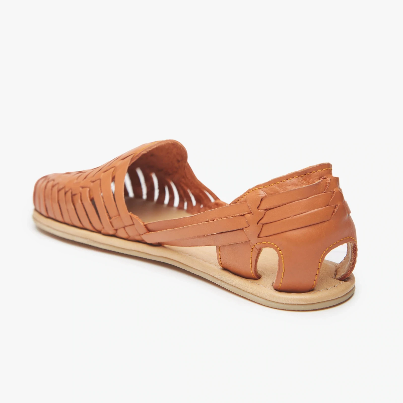 Босоногие сандалии Origo Huarache Slip-On by Anya — ириска, фото 2
