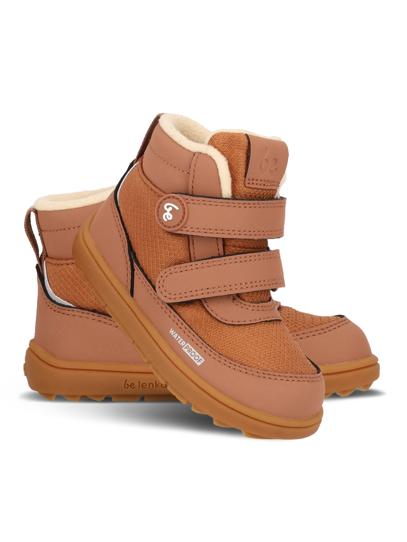 Детские босоногие ботинки Be Lenka Zippu - коричневый, фото 3