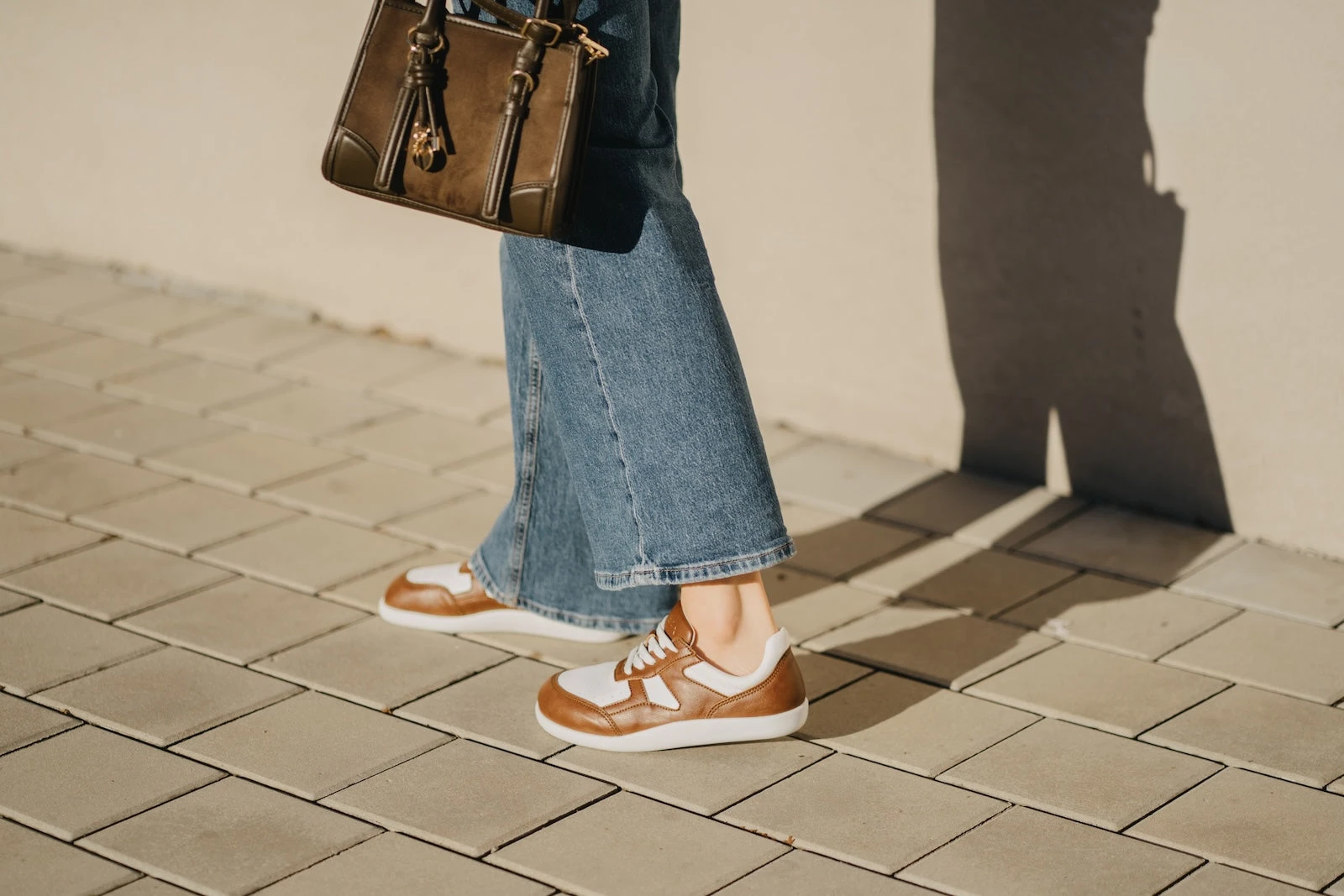 Кроссовки Ahinsa Yuva Barefoot — коричневый и белый, фото 16